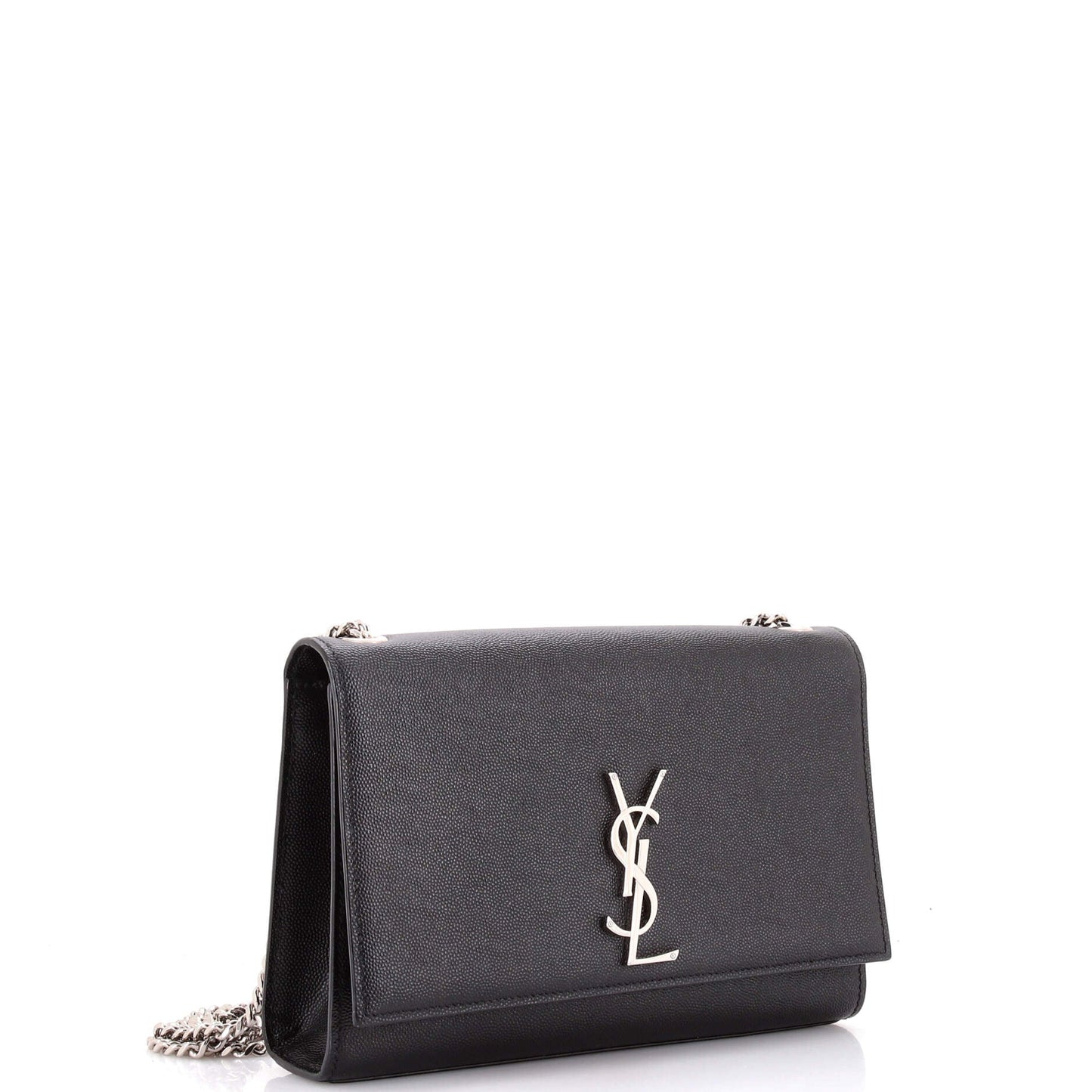 Classic Monogram Crossbody Bag Grainy Leather Large