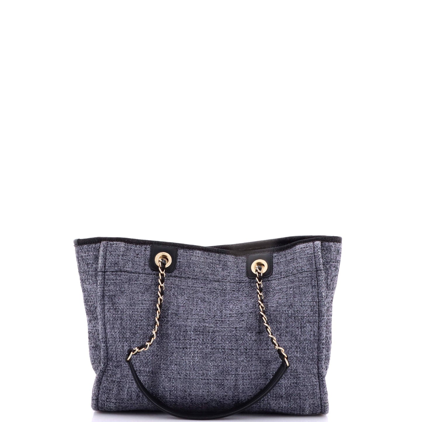 Deauville Tote Raffia with Glitter Detail Small