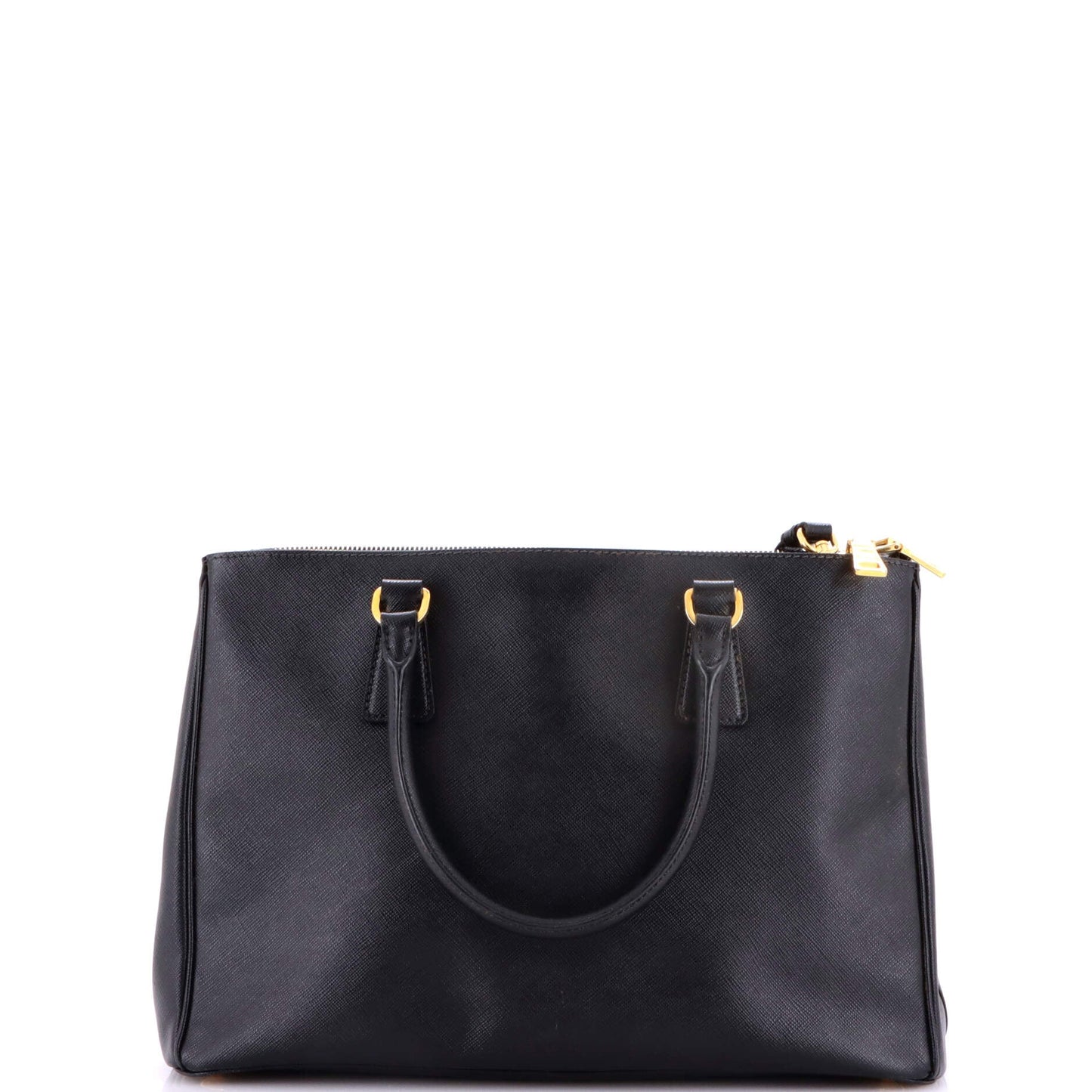 Double Zip Lux Tote Saffiano Leather Medium