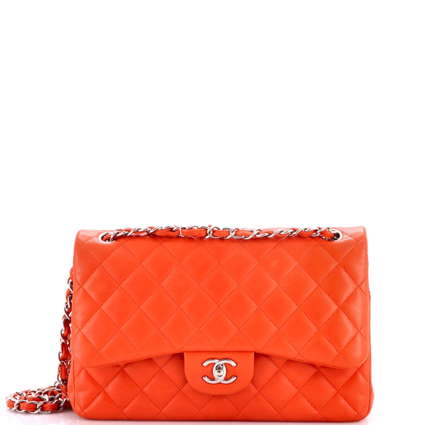 Classic Double Flap Bag Quilted Lambskin Jumbo