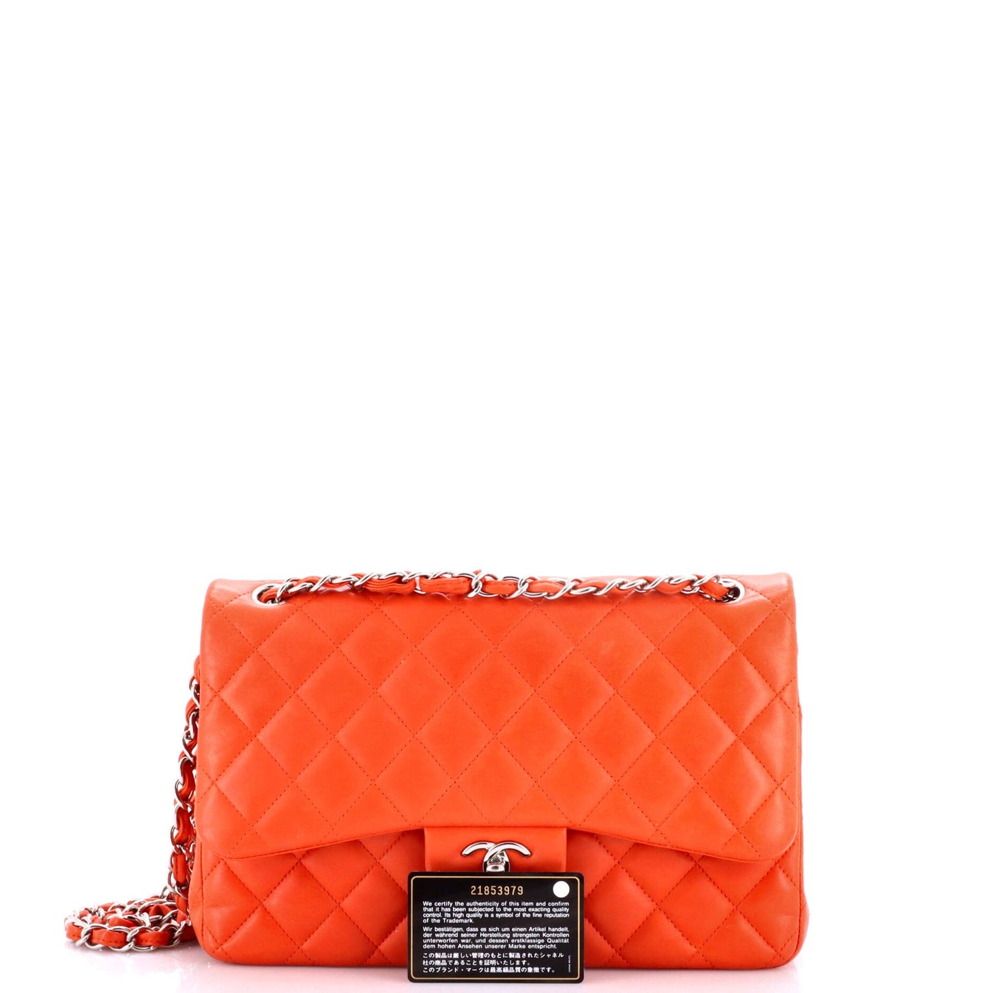 Classic Double Flap Bag Quilted Lambskin Jumbo