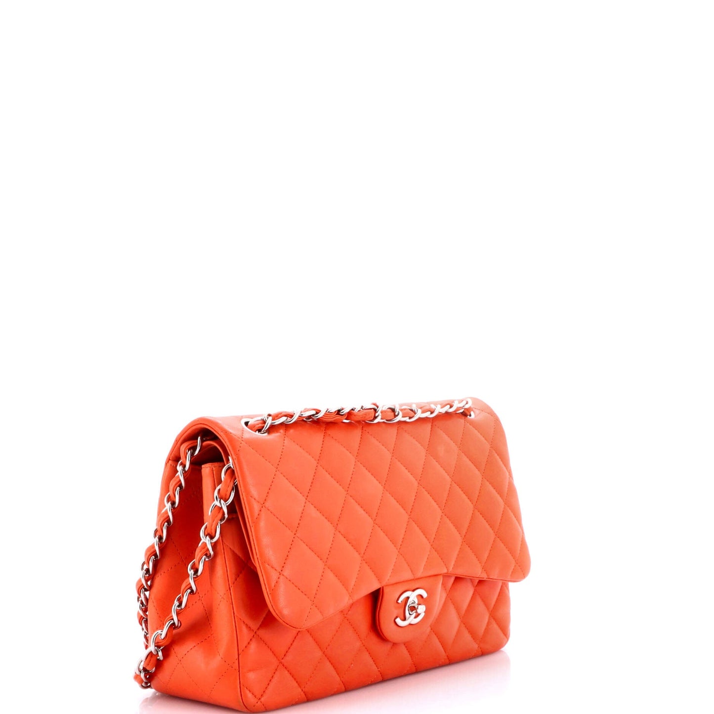 Classic Double Flap Bag Quilted Lambskin Jumbo