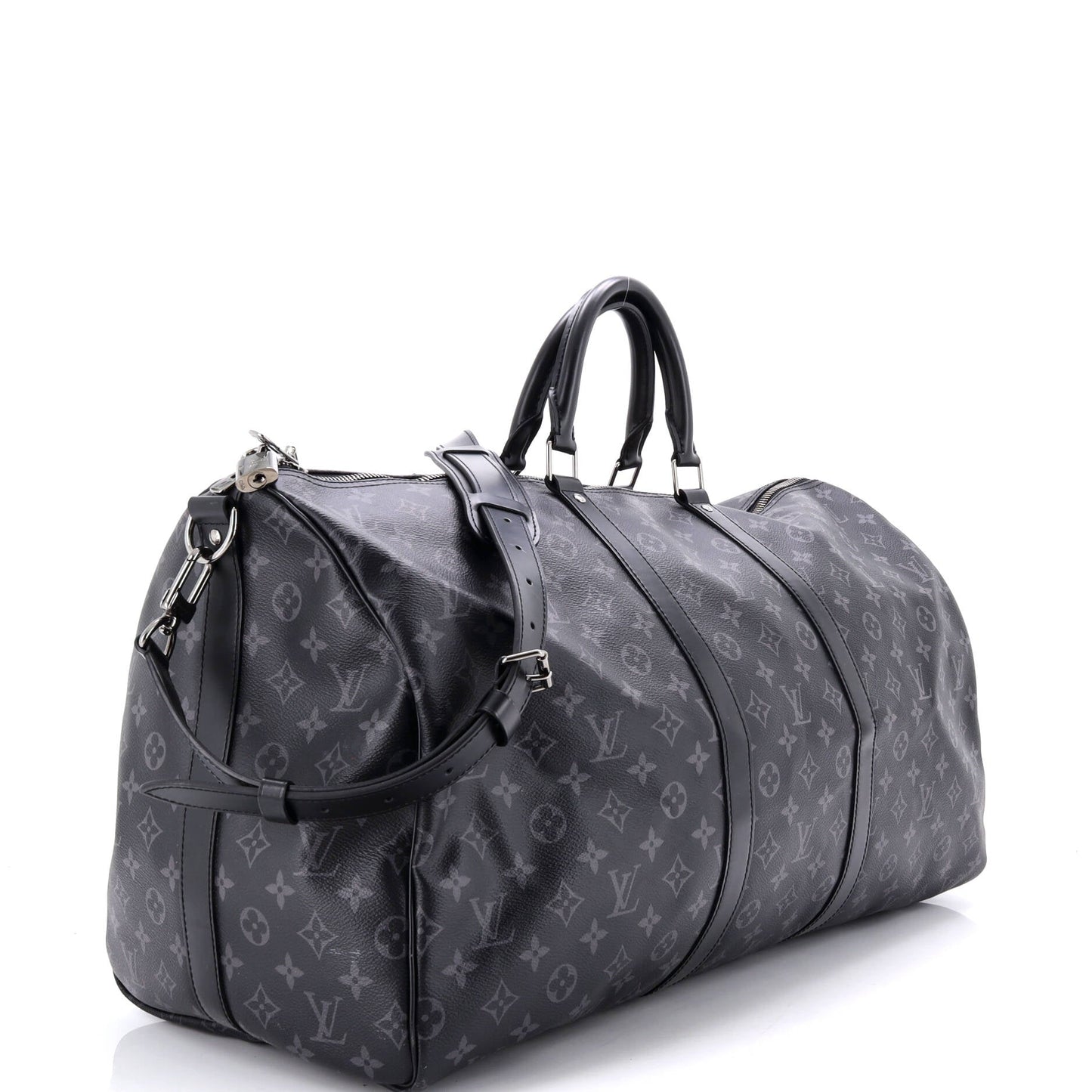 Keepall Bandouliere Bag Monogram Eclipse Canvas 55
