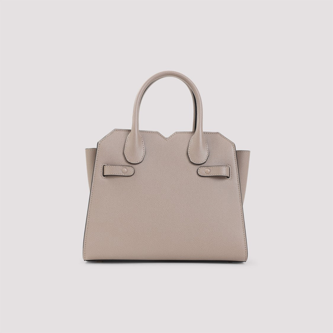 Valextra Milano Mini Handbag In Sahara Calf Leather