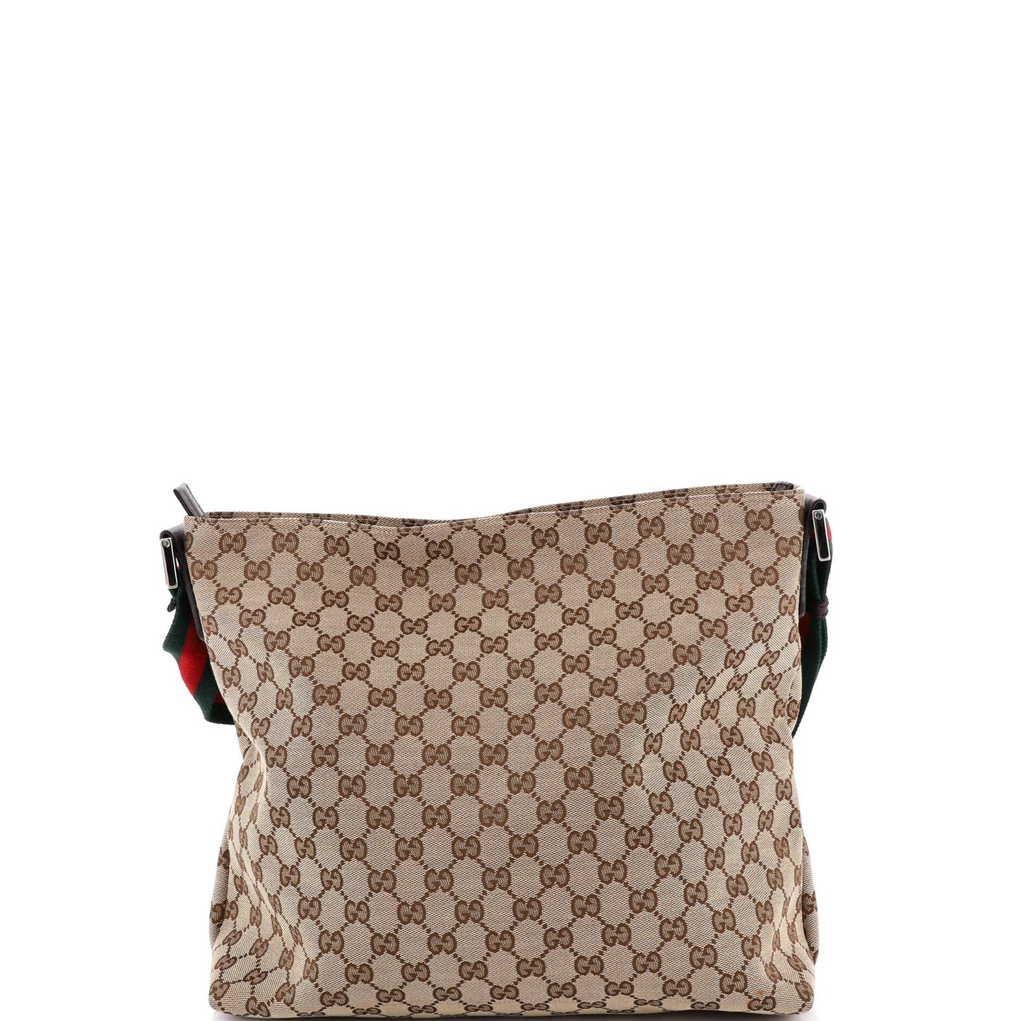 Front Pocket Web Messenger GG Canvas Medium