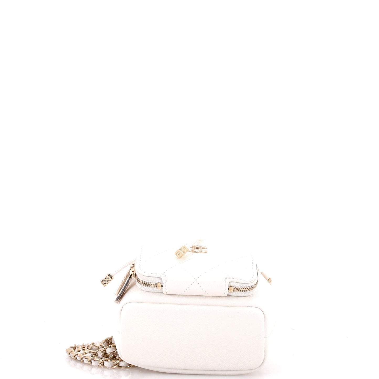 Business Affinity Drawstring Bucket Bag Quilted Caviar Mini