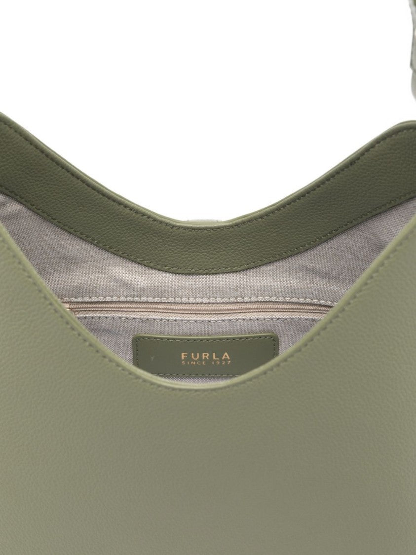 Furla Structured Handbag In Pebbled Leather
