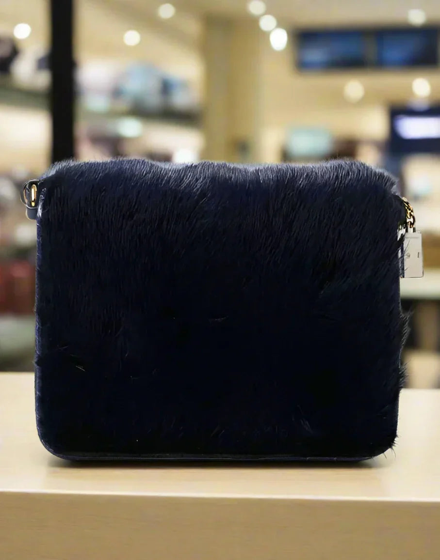 Dolce & Gabbana Blue Mink Shoulder Bag
