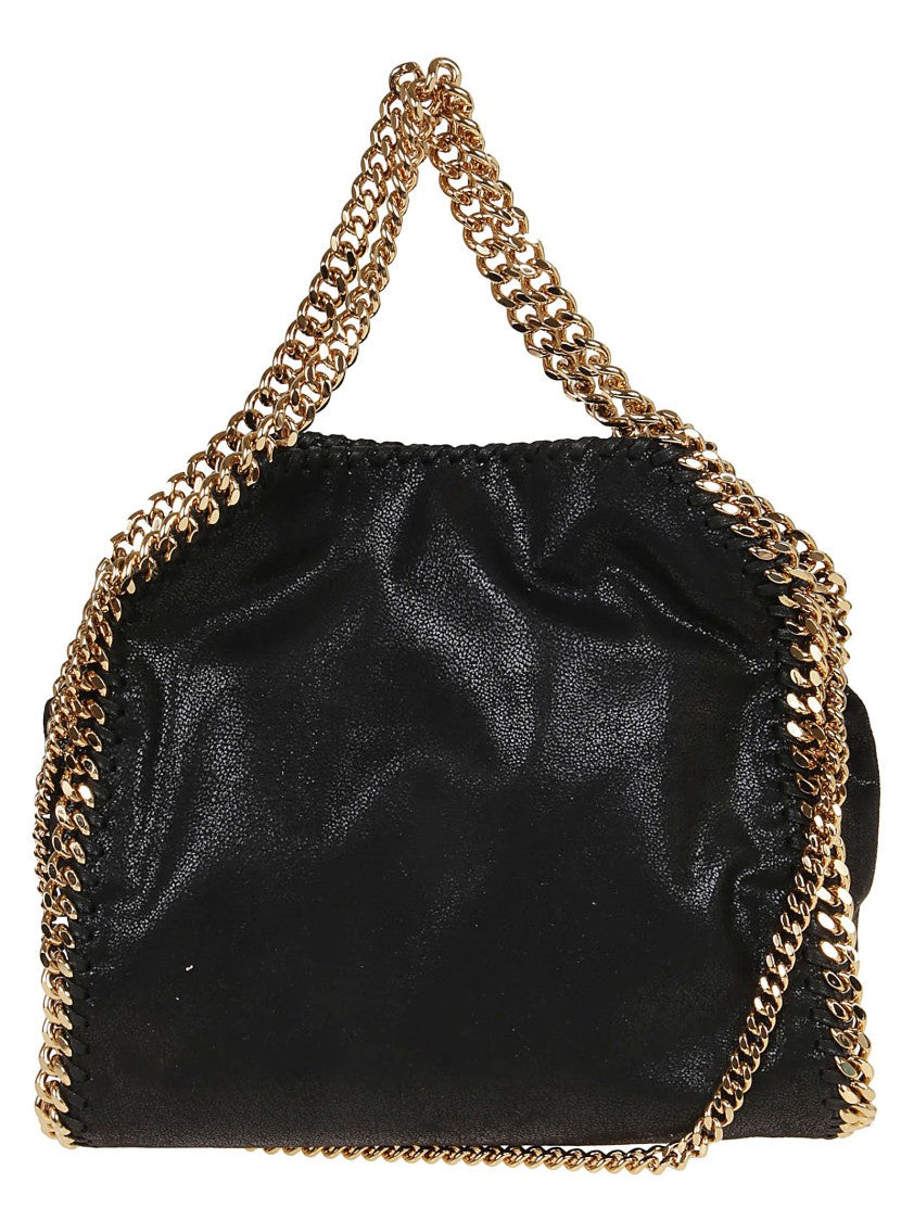Stella Mccartney Falabella Mini Tote With Gold Chain Trim