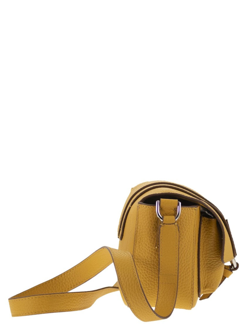 Hogan Trendy Leather Flap Bag