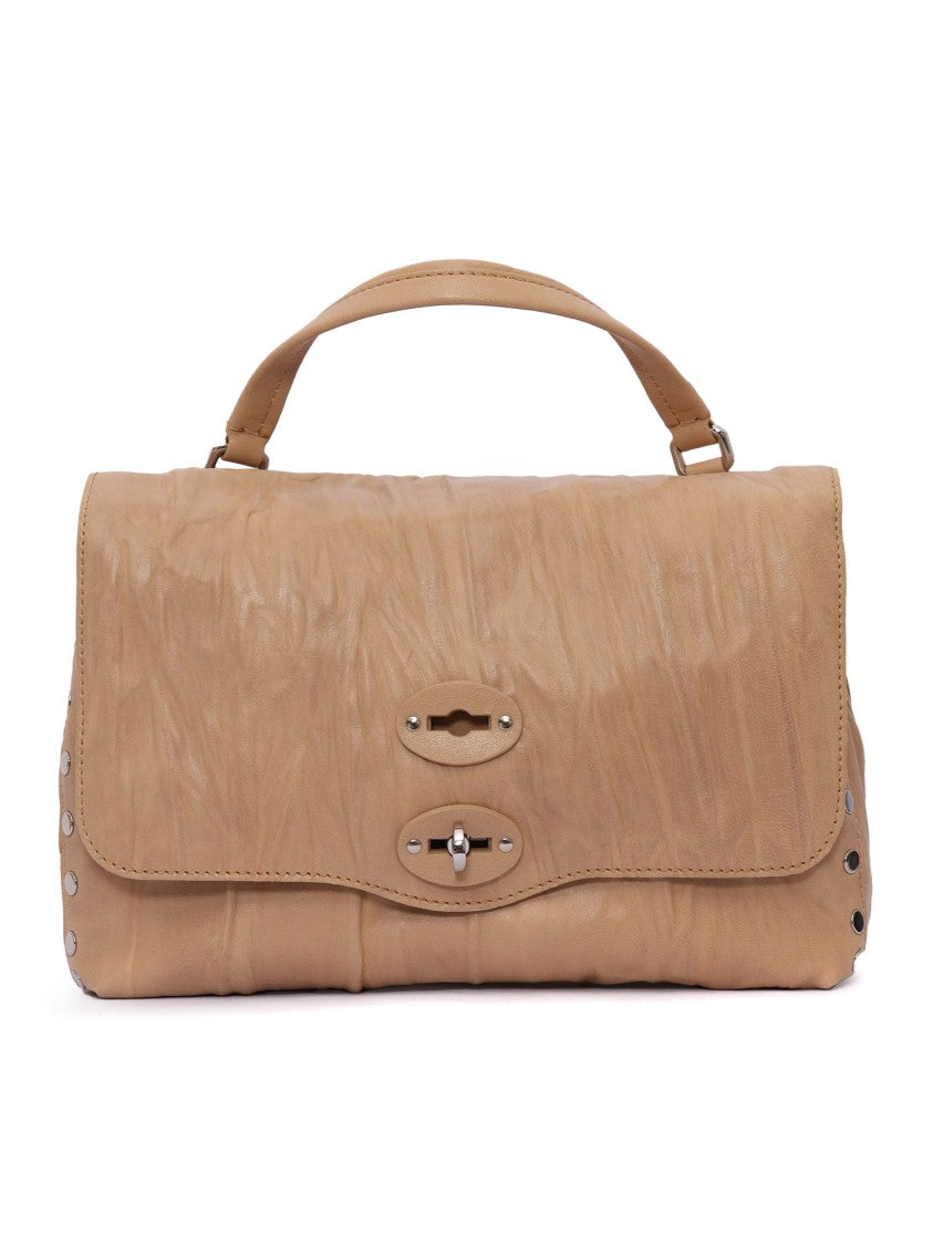 Zanellato Srl Beige Lio Grande Postina Plissé Small Size