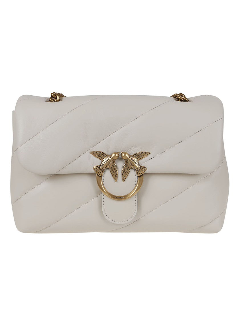 Pinko Love Puff Calfskin Shoulder Bag