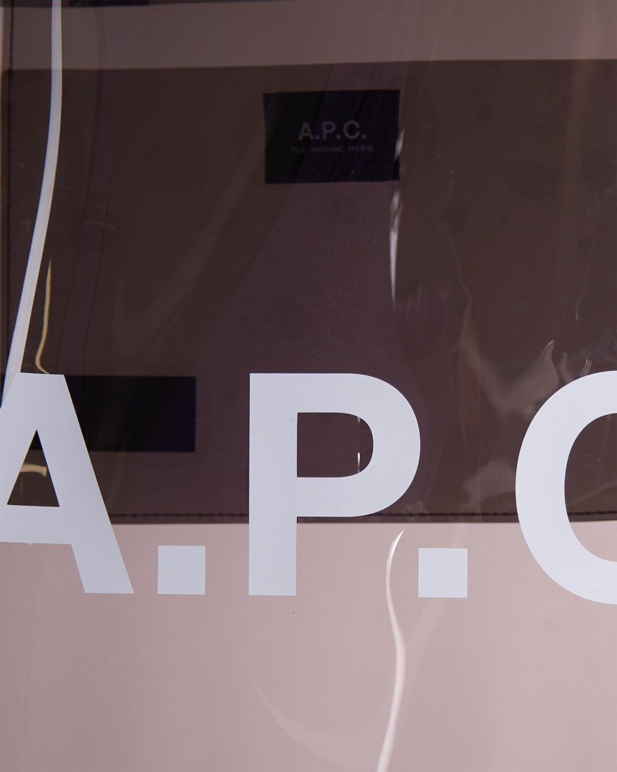 A.P.C. Lou Tote Shoulder Bag In Anthracite