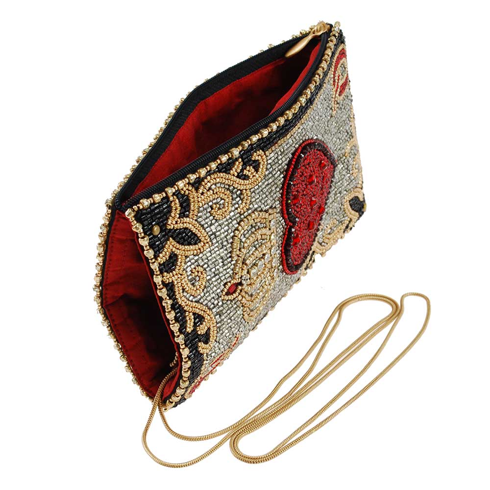 Mary Frances Queen of Hearts Crossbody