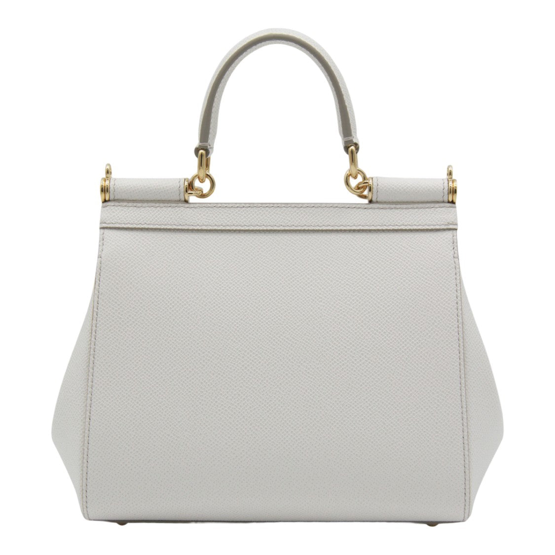 Dolce & Gabbana Structured Trapezoidal Handbag With Textured Surface