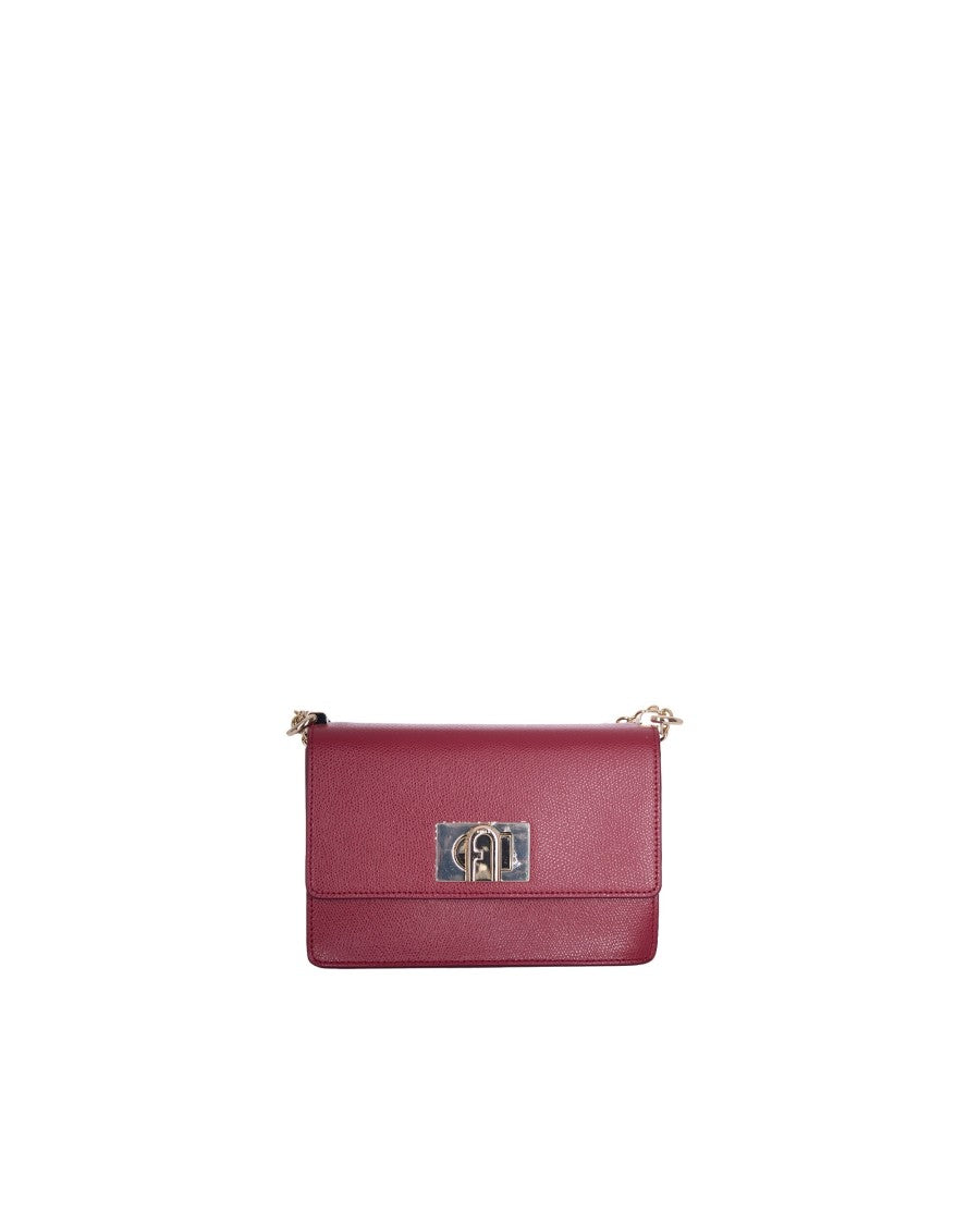 Furla Mini Shoulder Bag With Cherry Finish