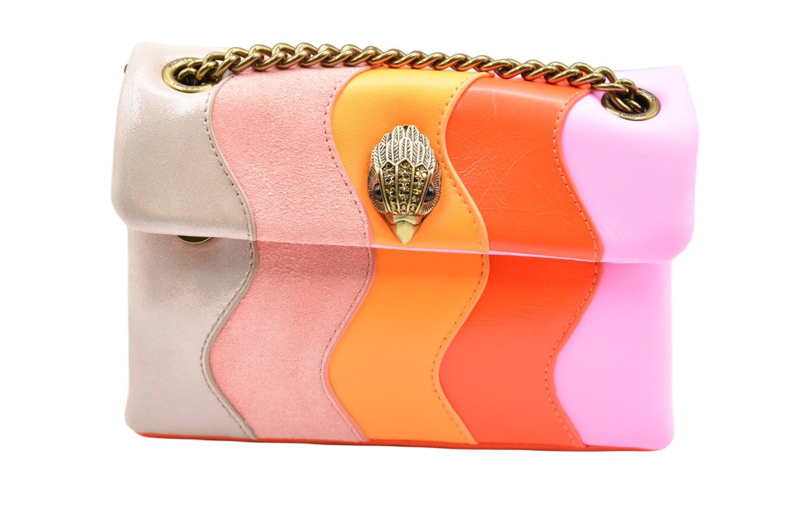 Kurt Geiger Wavy Striped Pink Handbag