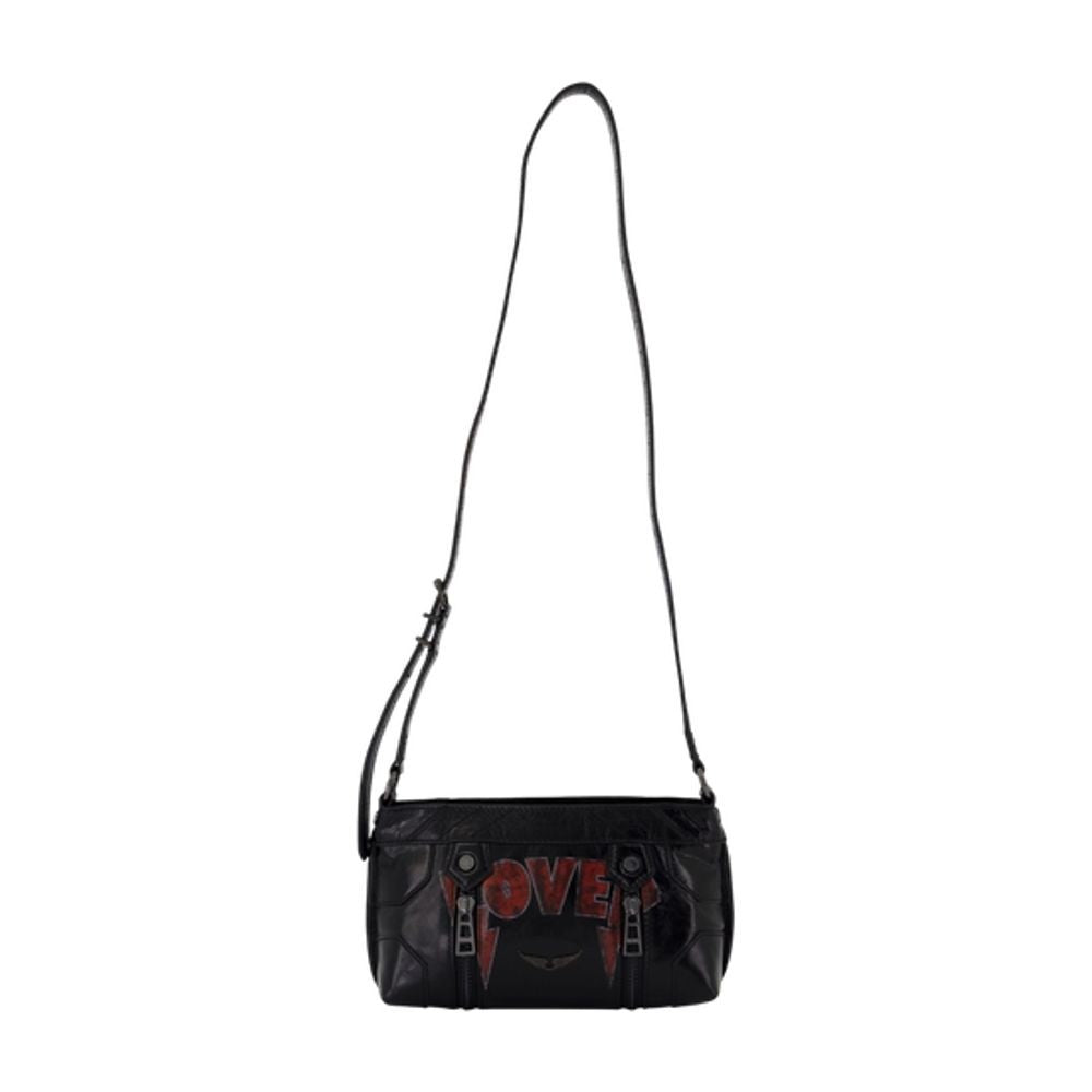 Zadig & Voltaire Sunny Mood Punk Crossbody - Leather - Black