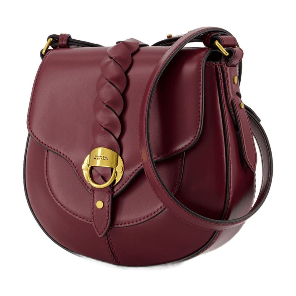 Isabel Marant Altay Small Gd Crossbody - Leather - Burgundy