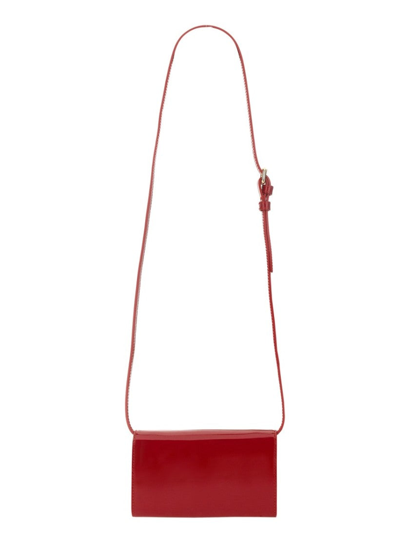 Kiton Compact Calfskin Shoulder Bag