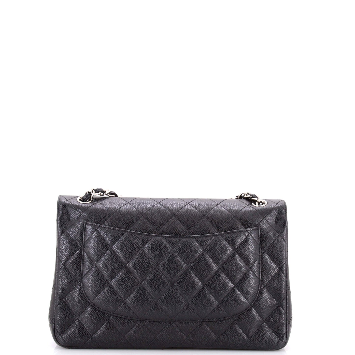 Classic Double Flap Bag Quilted Caviar Jumbo