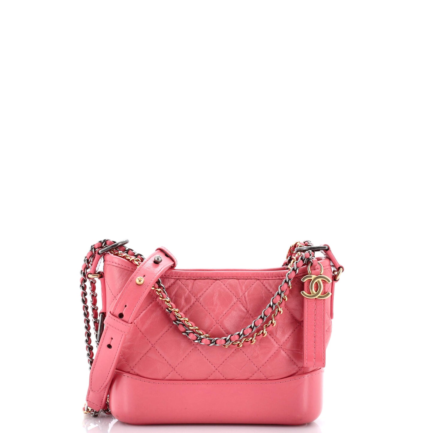 Gabrielle Hobo Quilted Aged Calfskin Small