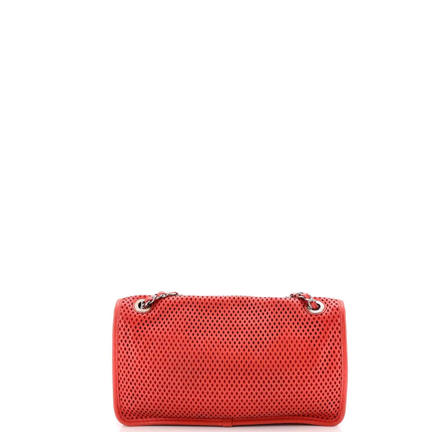 Up In The Air Flap Bag Perforated Leather Medium