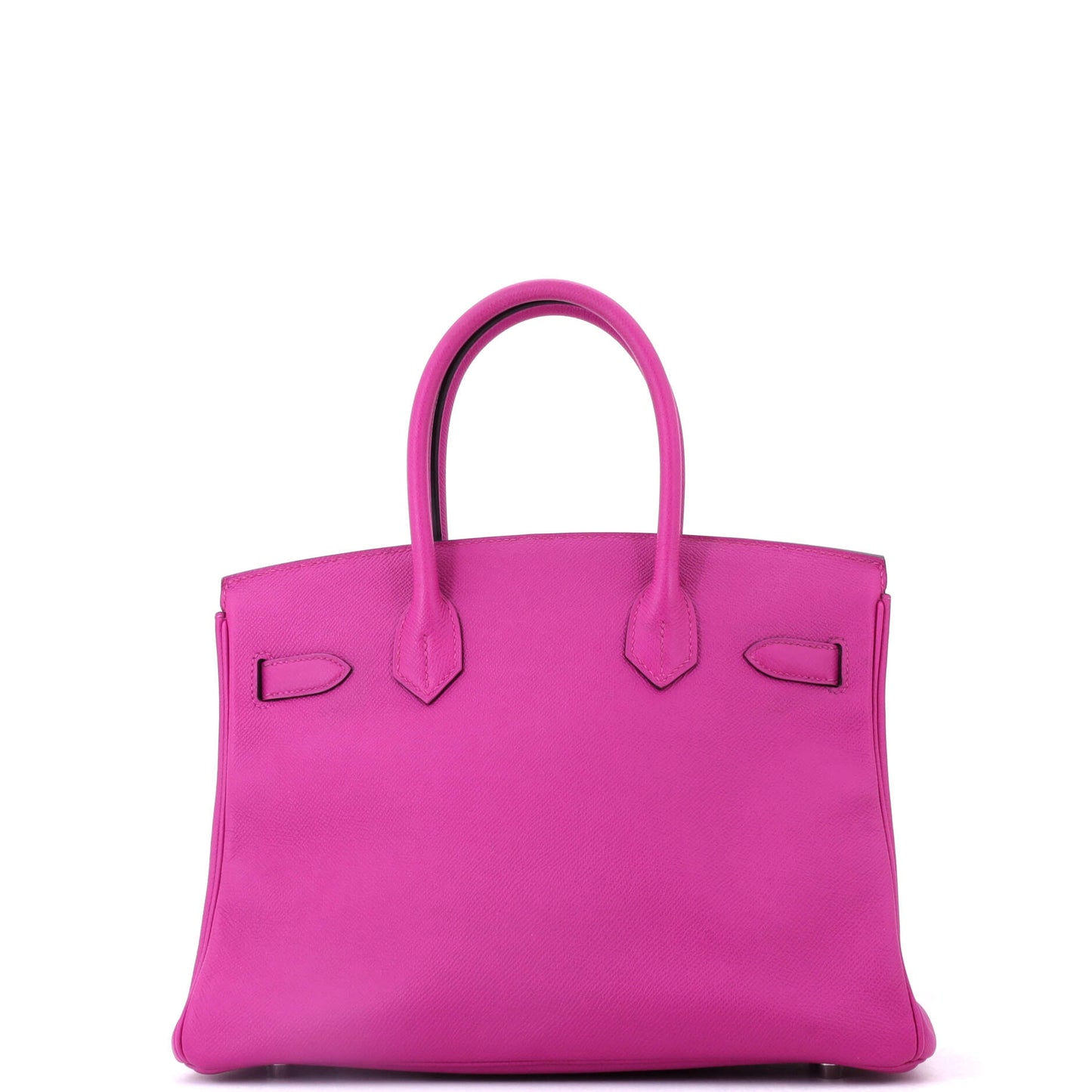 Birkin Handbag Rose Pourpre Epsom with Palladium Hardware 30