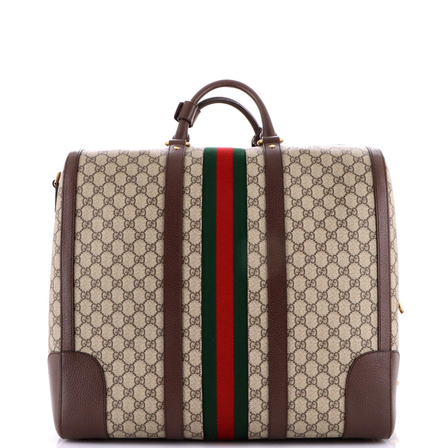 Savoy Web Convertible Duffle Bag GG Coated Canvas Tall