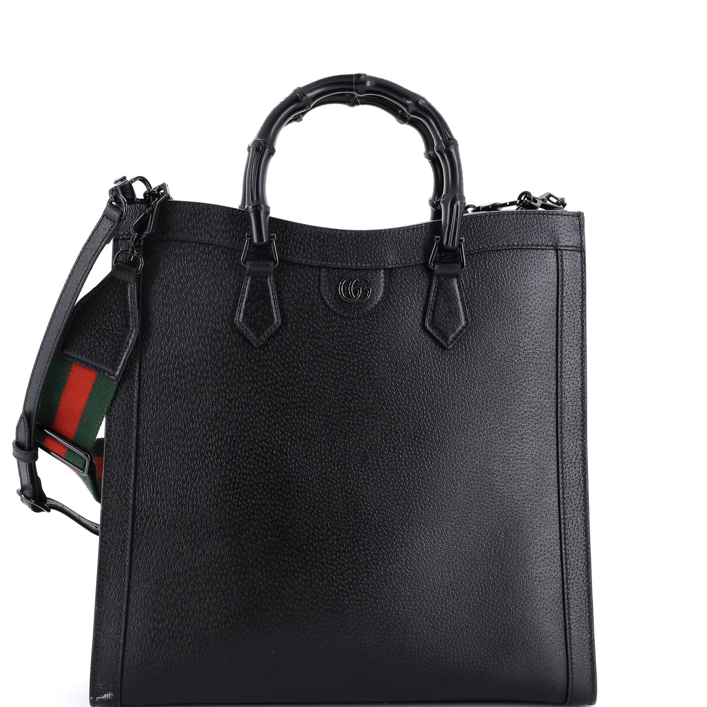 Diana NM Bamboo Handle Tote Leather Large