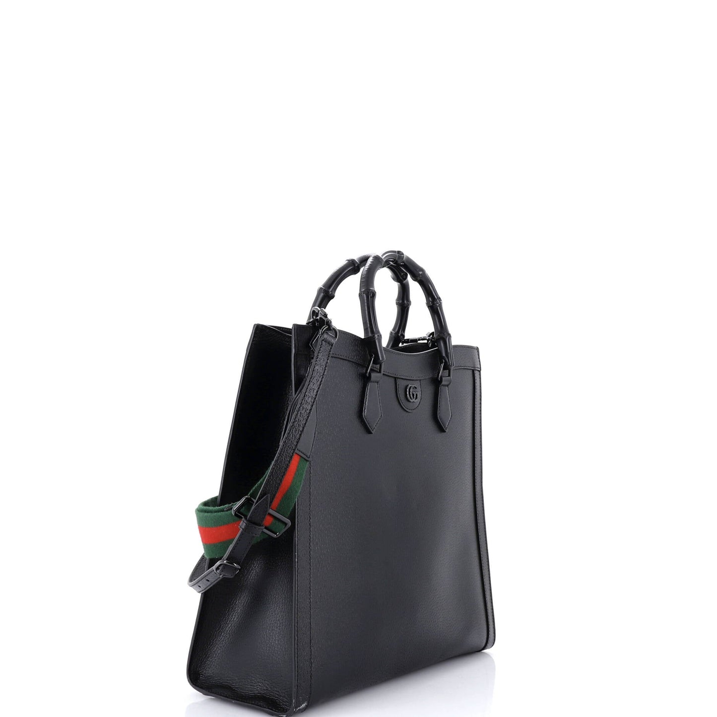 Diana NM Bamboo Handle Tote Leather Large