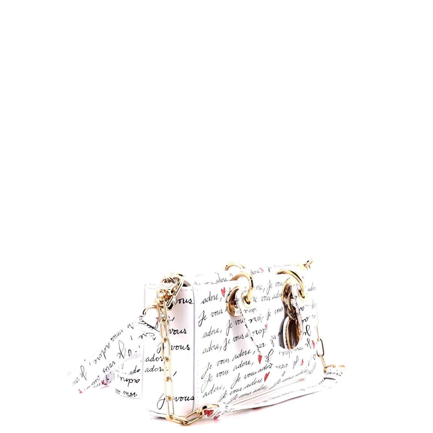 Lady D-Joy Bag Printed Leather Small