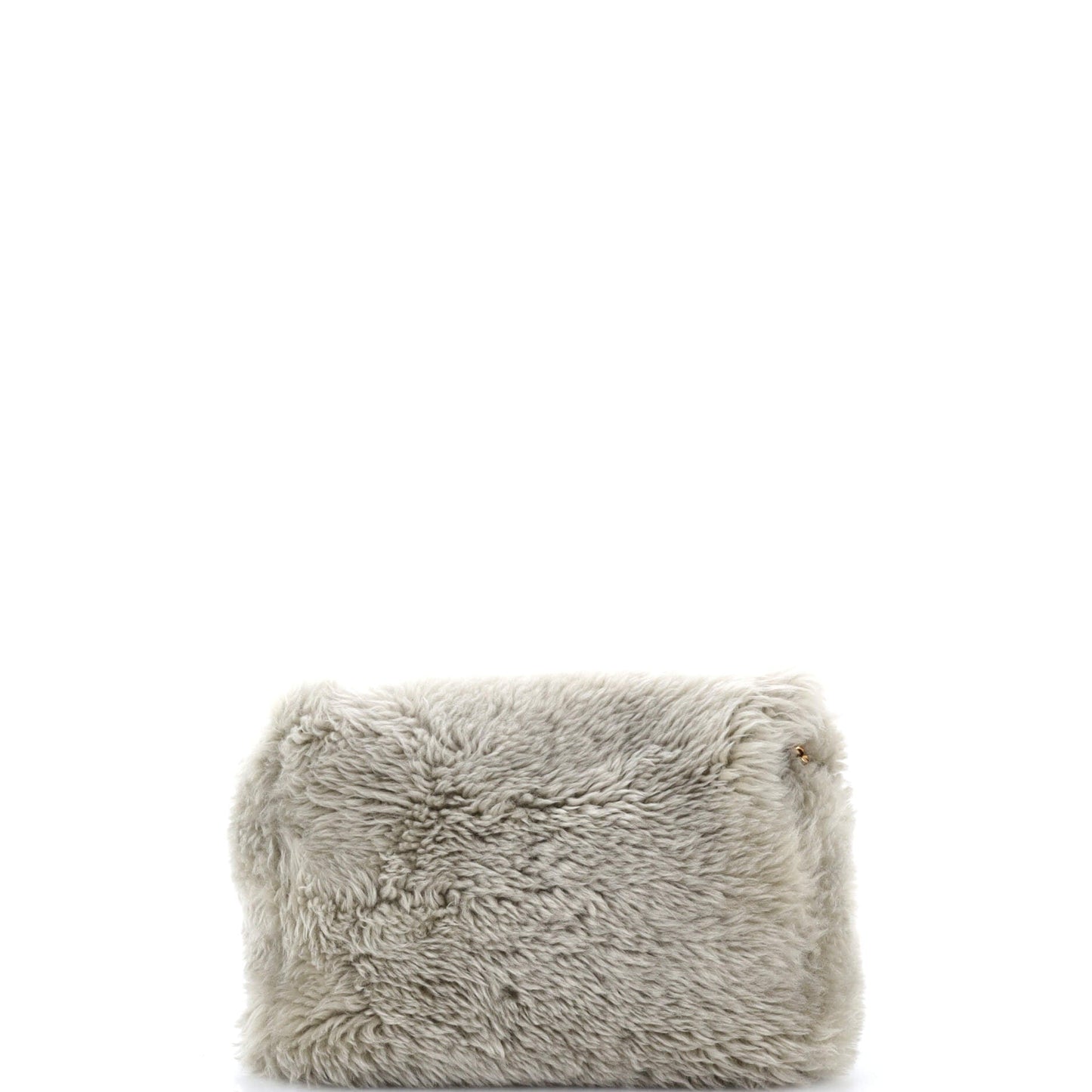 Classic Monogram Reversible Shoulder Bag Shearling and Suede Medium