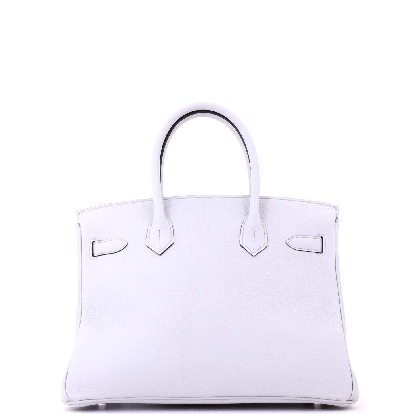 Birkin Handbag Bleu Pale Clemence with Palladium Hardware 30