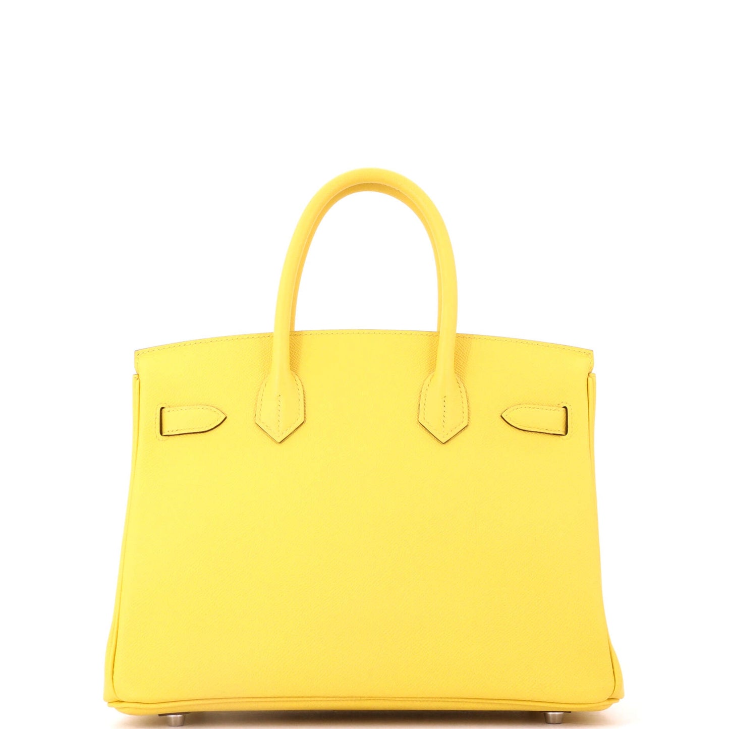Birkin Handbag Jaune De Naples Epsom with Palladium Hardware 30