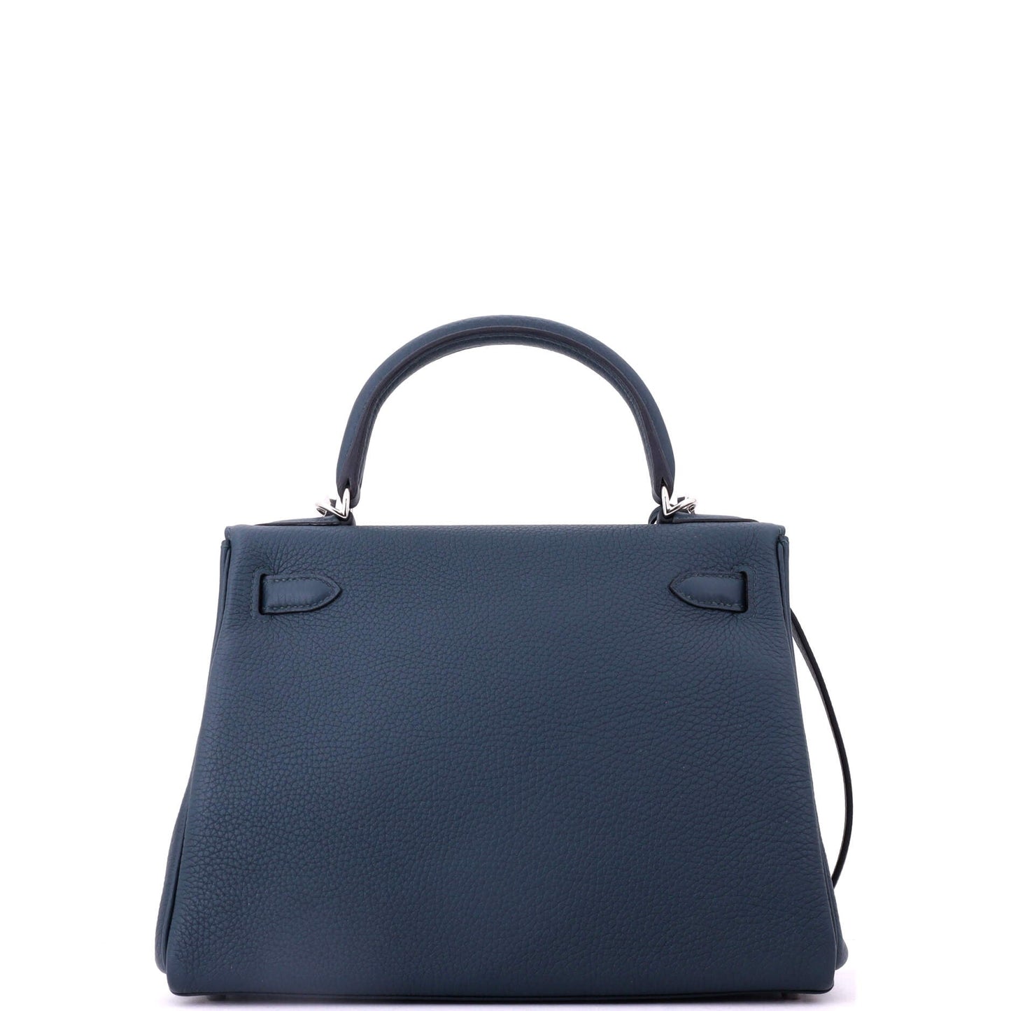 Kelly Handbag Vert Cypress Clemence with Palladium Hardware 28