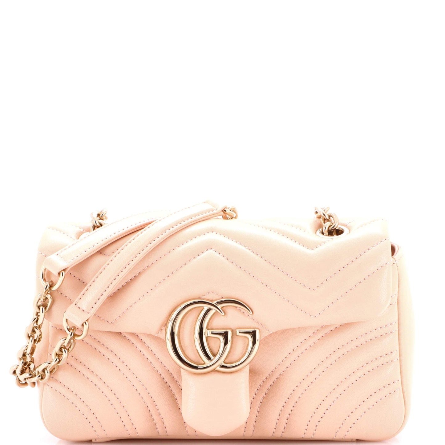 GG Marmont Flap Bag Matelasse Leather Mini