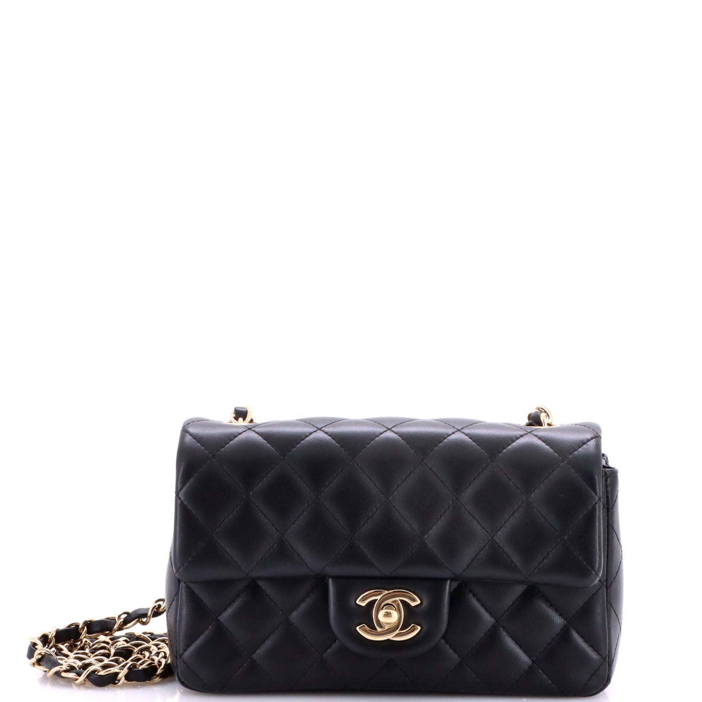 Classic Single Flap Bag Quilted Lambskin Mini