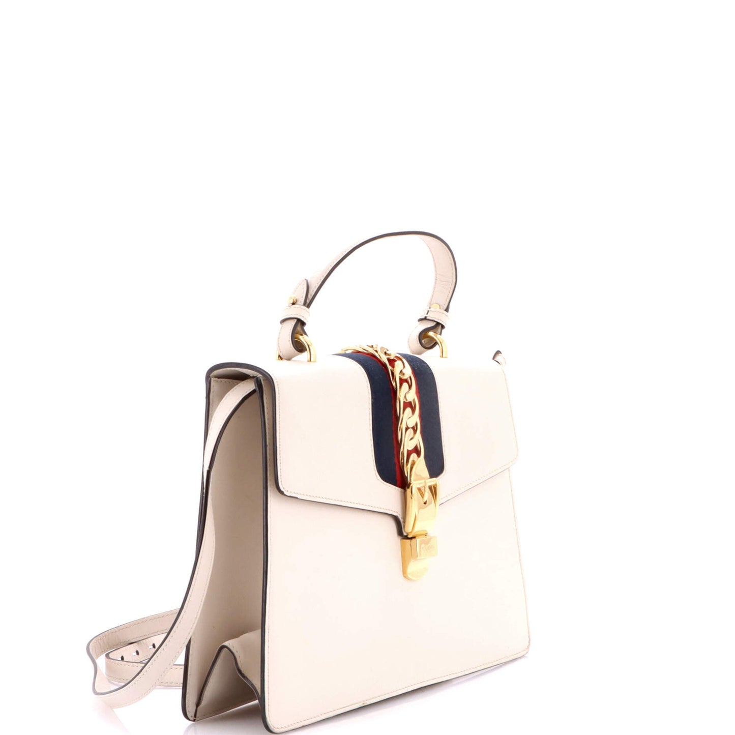 Sylvie Top Handle Bag Leather Medium