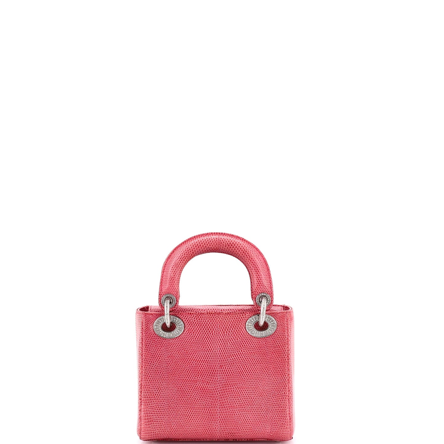 Lady Dior Bag Lizard with Crystal Charms Mini