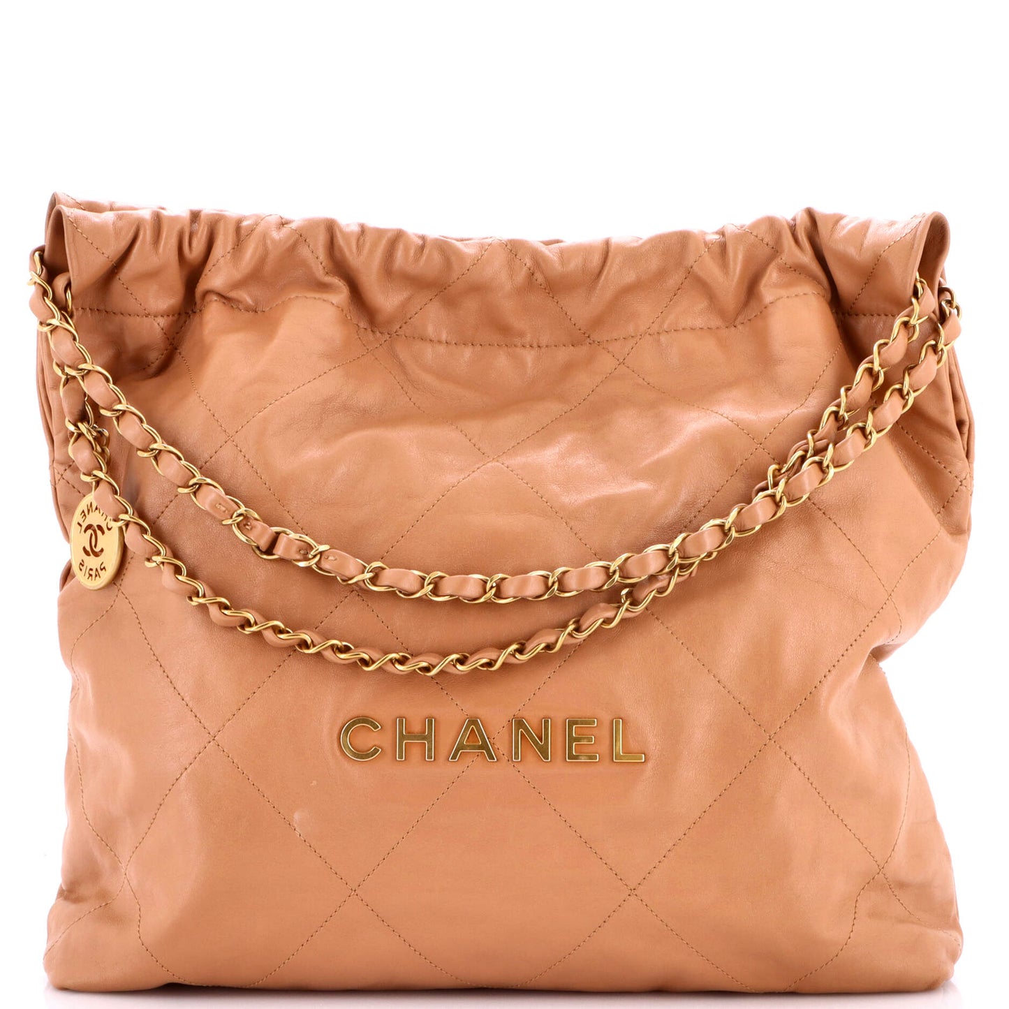 22 Chain Hobo Quilted Calfskin Medium