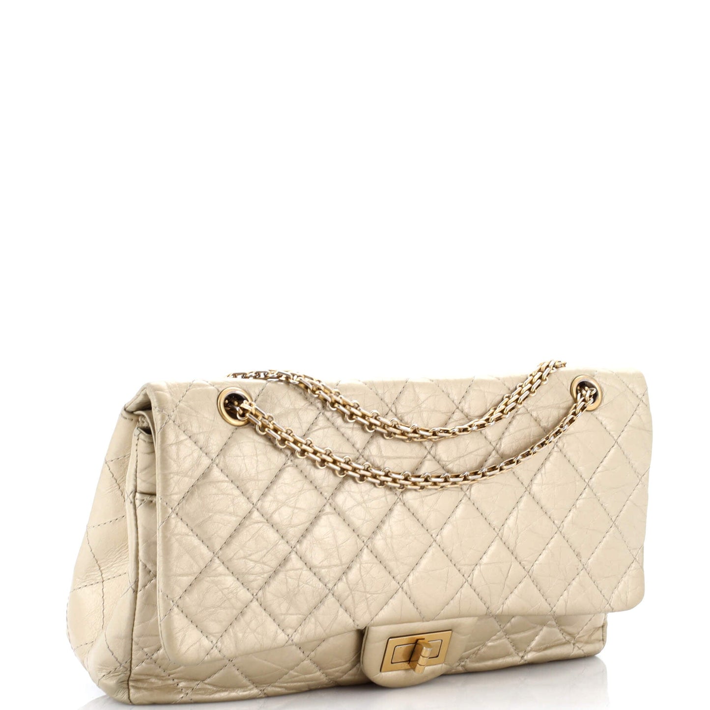 Reissue 2.55 Flap Bag Quilted Aged Calfskin 227