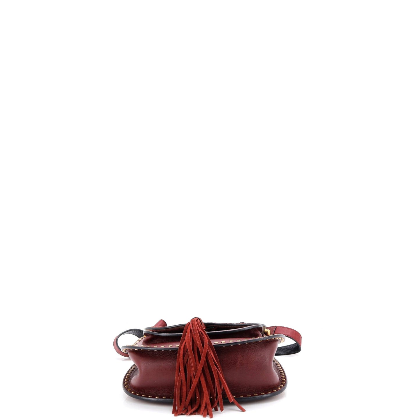 Hudson Handbag Whipstitch Leather Medium
