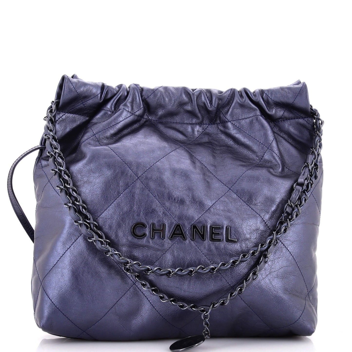 22 Chain Hobo Quilted Calfskin Small