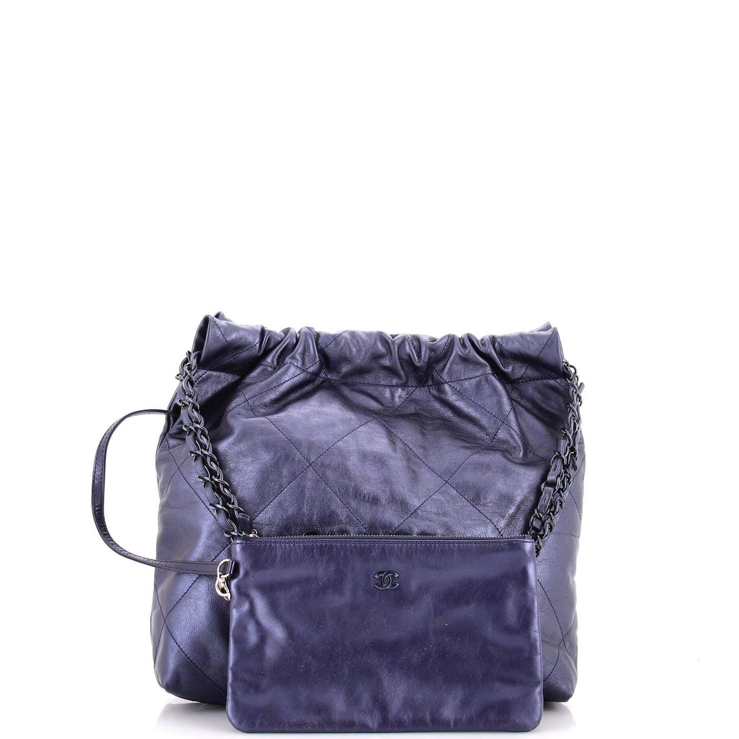 22 Chain Hobo Quilted Calfskin Small