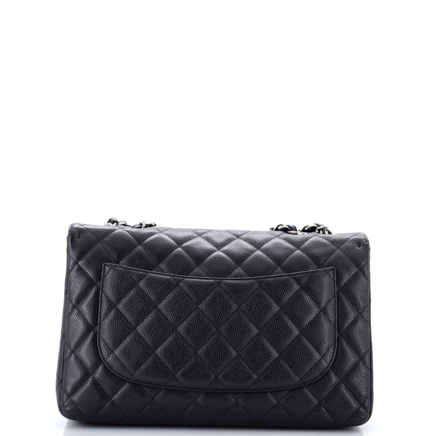Vintage Classic Single Flap Bag Quilted Caviar Jumbo