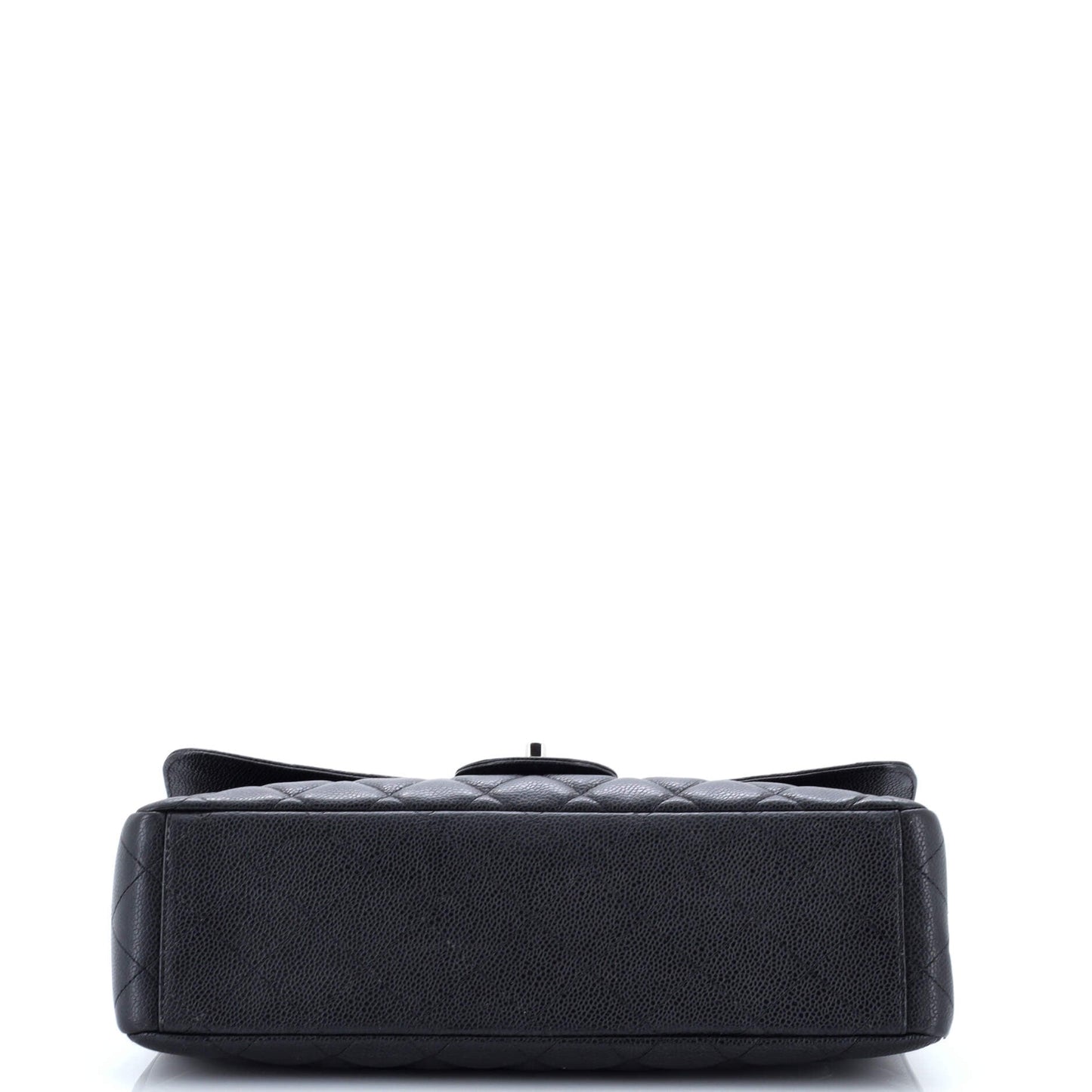 Classic Single Flap Bag Quilted Caviar Maxi