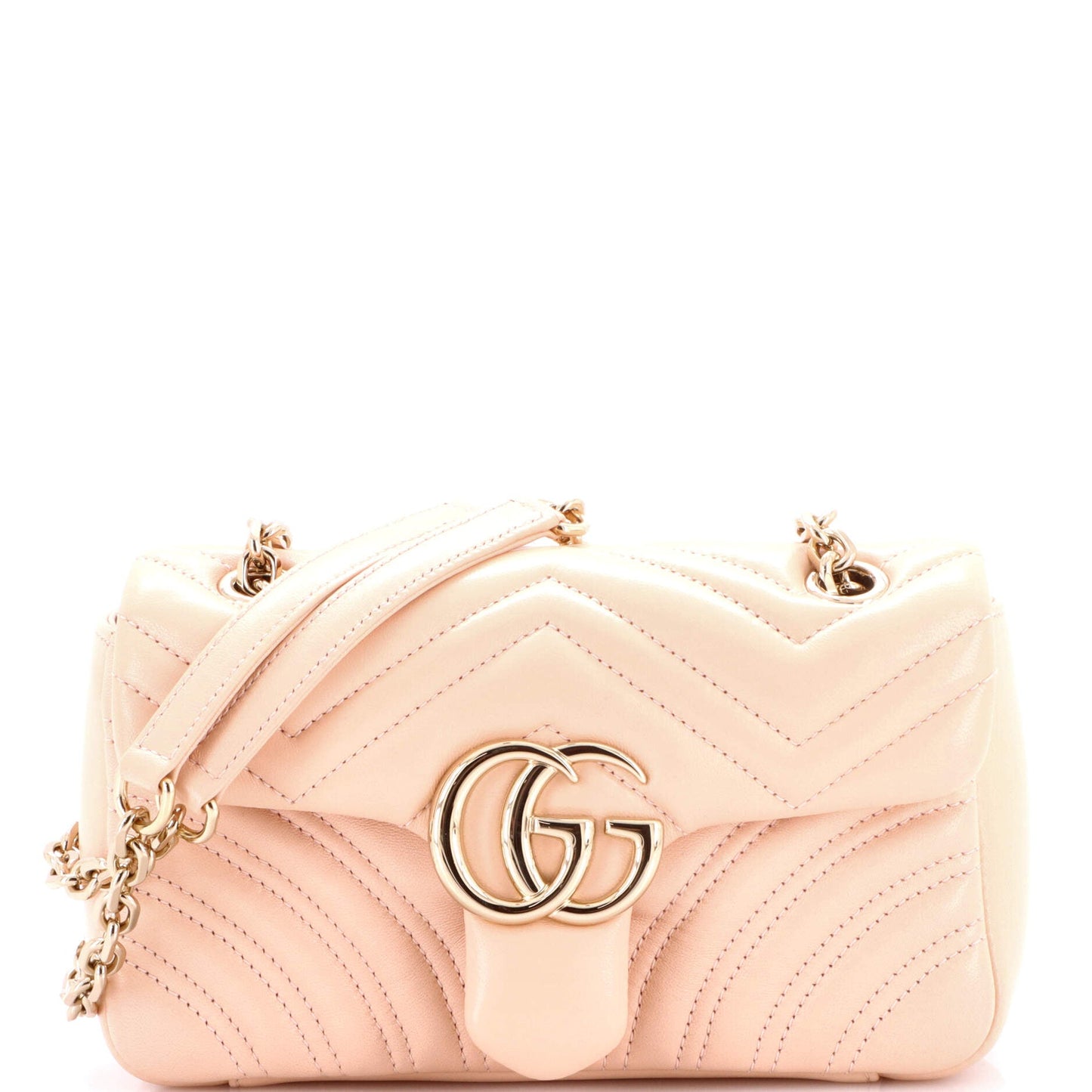 GG Marmont Flap Bag Matelasse Leather Mini