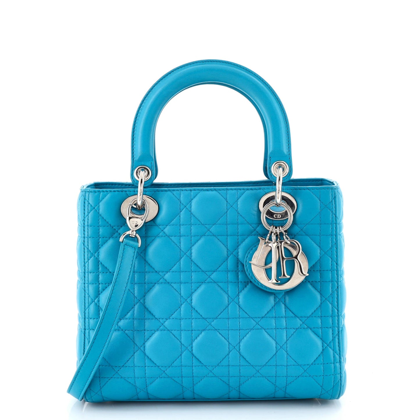 Lady Dior Bag Cannage Quilt Lambskin Medium