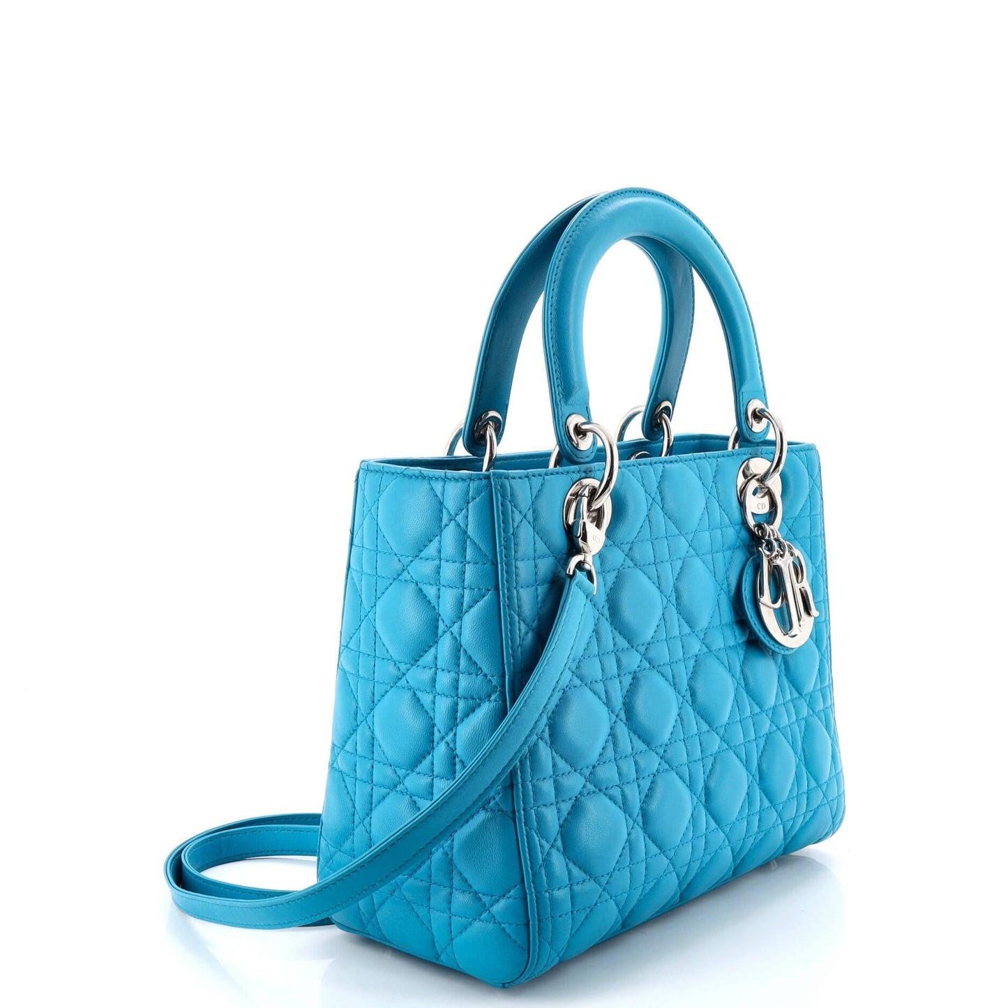 Lady Dior Bag Cannage Quilt Lambskin Medium